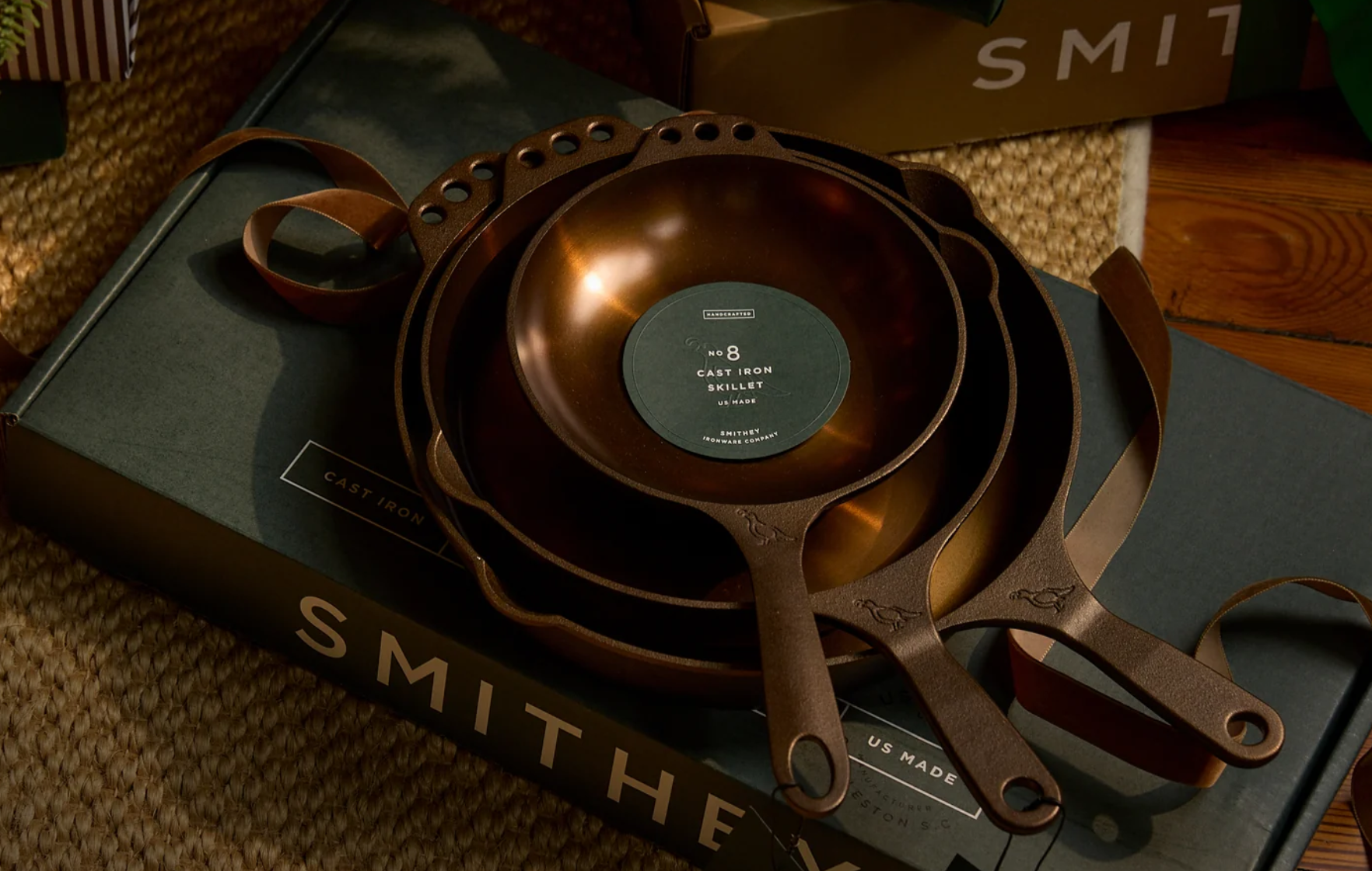 Modern kitchen with Smithey skillet